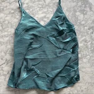 Anthropologie Teal Camisole Tank
